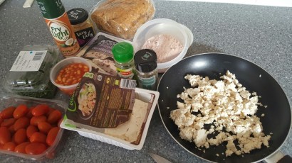 Scrambled tofu
